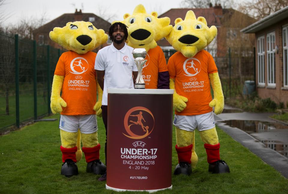 Nathaniel Chalobah at the launch of the UEFA Euro Under 17 Championship