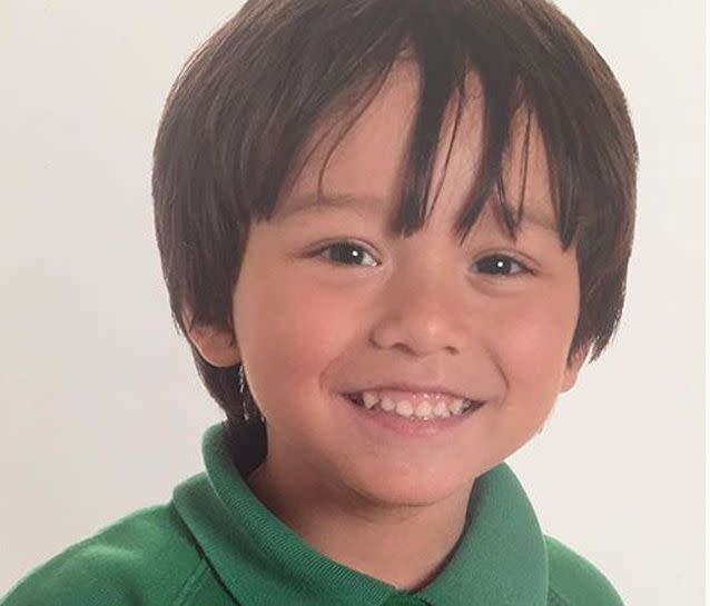 Family and friends of a seven-year-old Sydney boy missing after the Barcelona terror attack are pleading with people worldwide on social media to help find him. Picture: Supplied