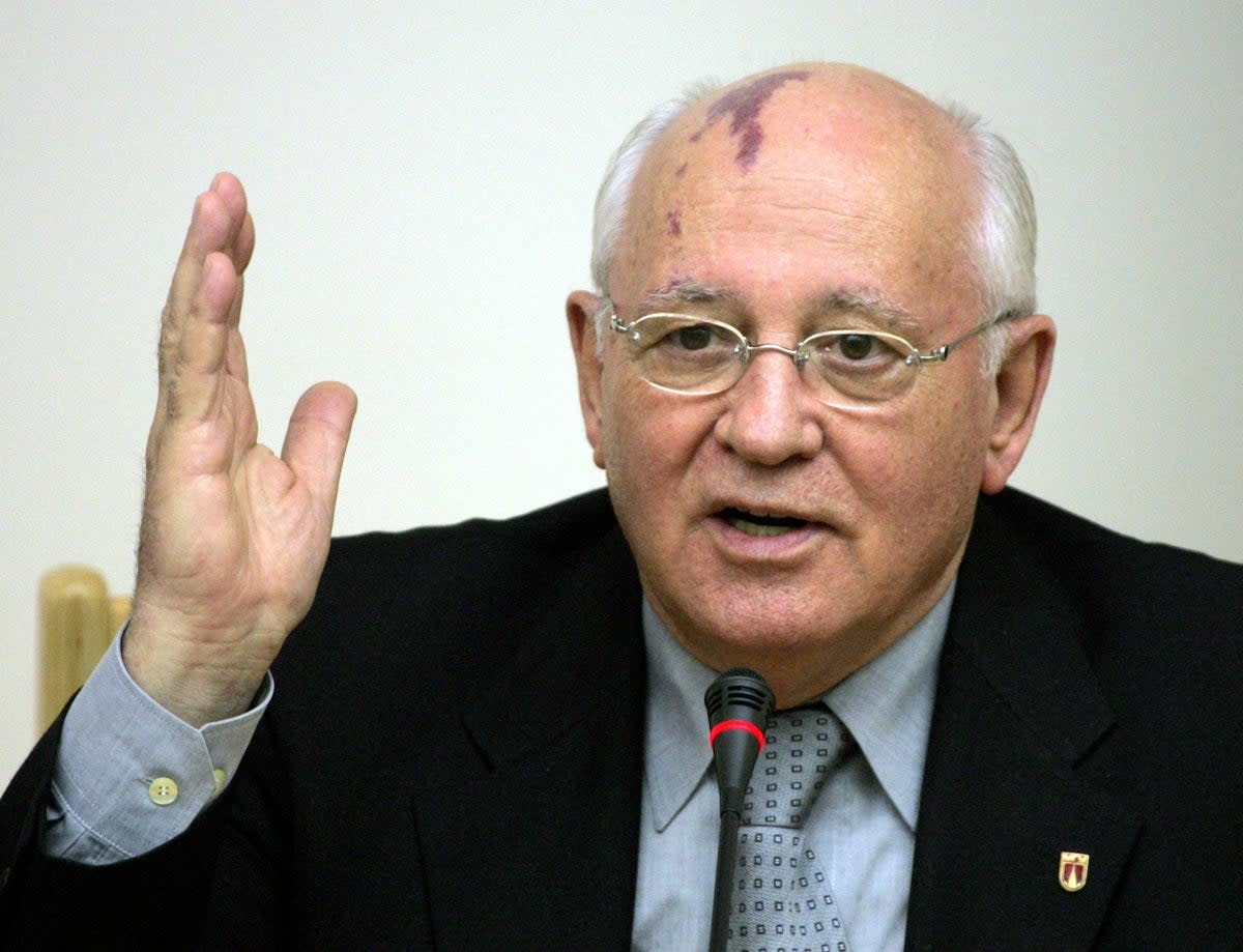 Mikhail Gorbachev did it by mistake, because he was trying to reform the Soviet Union – not destroy it (Reuters)