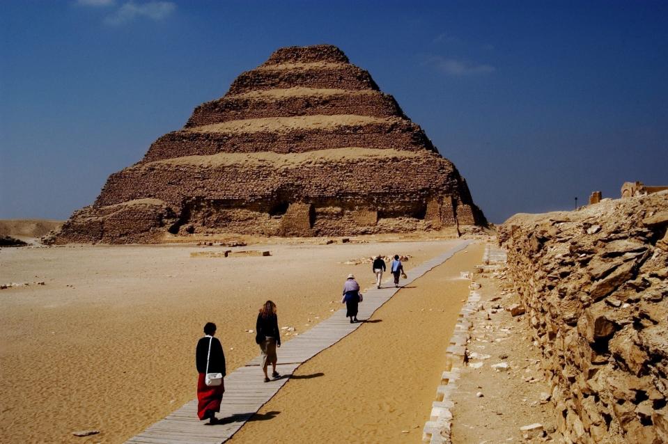 The pyramid was built in 2650 BC for King Djoser, third dynasty, the site of Saqquarah. The site was discovered in 1926 by French architect Jean Philippe Lauer.