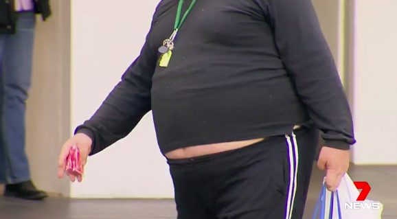 Recent data says 63 per cent of Australians are overweight or obese. Photo: 7 News