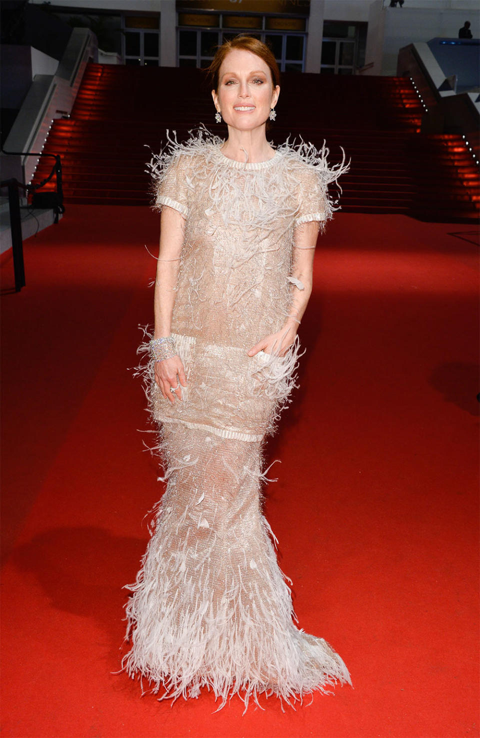 Julianne Moore attends the Maps To The Stars Premiere at the 67th Annual Cannes Film Festival on May 19, 2014 in Cannes, France.