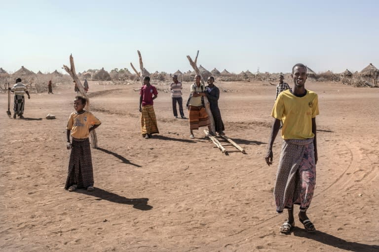 The soon-to-be village of Dabafayed is intended as a new, permanent home for once-nomadic herders made destitute by the country's back-to-back droughts