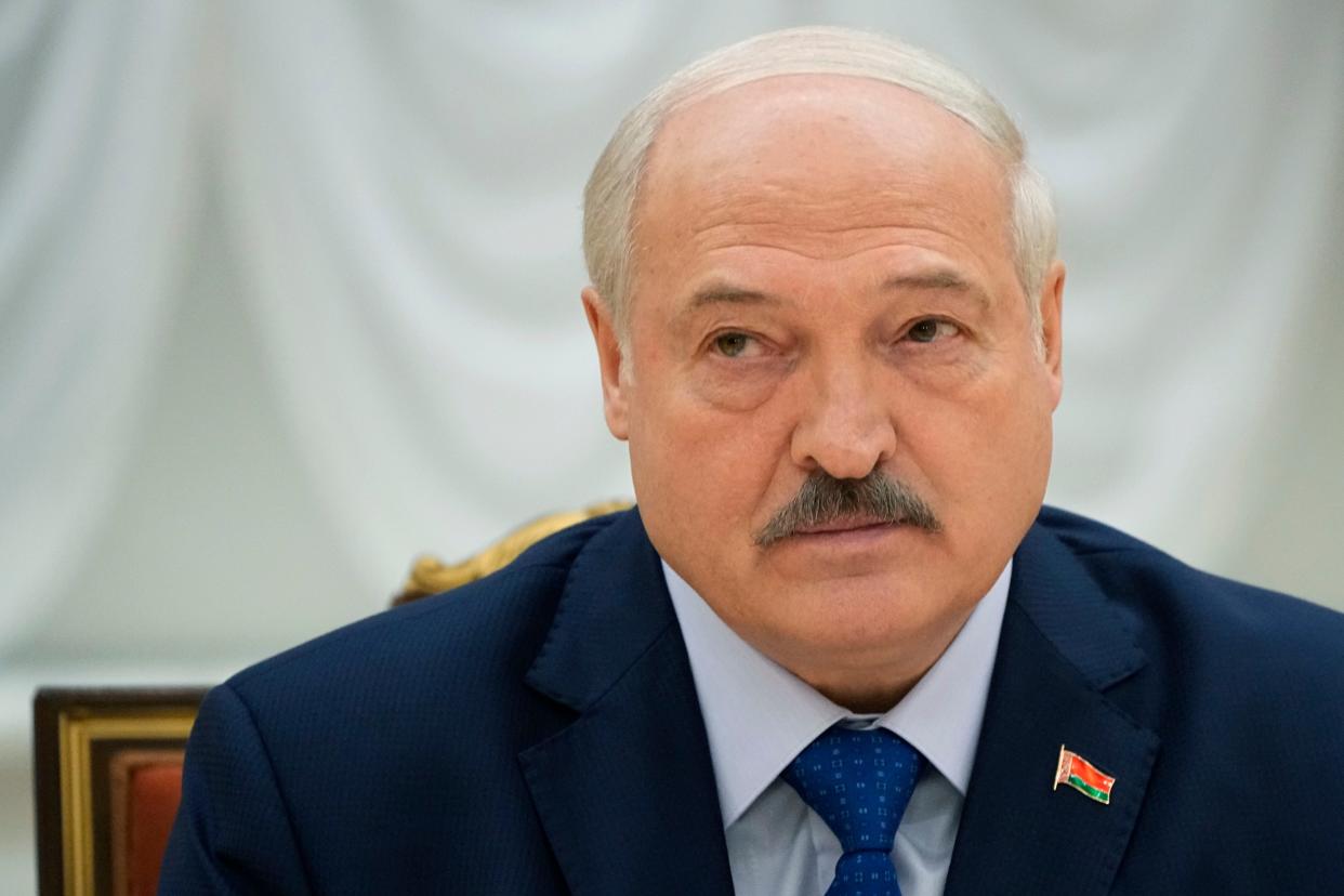 Alexander Lukashenko said the conflict was a ‘stalemate’ (Copyright 2023 The Associated Press. All rights reserved)