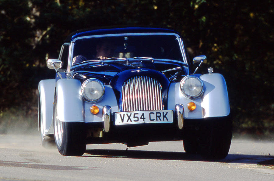 <p>When supplies of the Rover V8 engine came to an end, Morgan replaced that model with the Ford V6-powered Roadster. It started off as a 223bhp 3.0-litre V6, moving up to a 3.7-litre unit in 2011. In the light, traditionally styled Roadster, acceleration sees the car from 0-60mph in less than 5.0 seconds and it’s great fun to drive.</p><p>Morgans tend to be pampered by owners, so you can buy with confidence and the Ford V6 motor is easy to service. Prices begin at £35,000, which is around a third of what you’ll pay for a new Plus Six.</p>