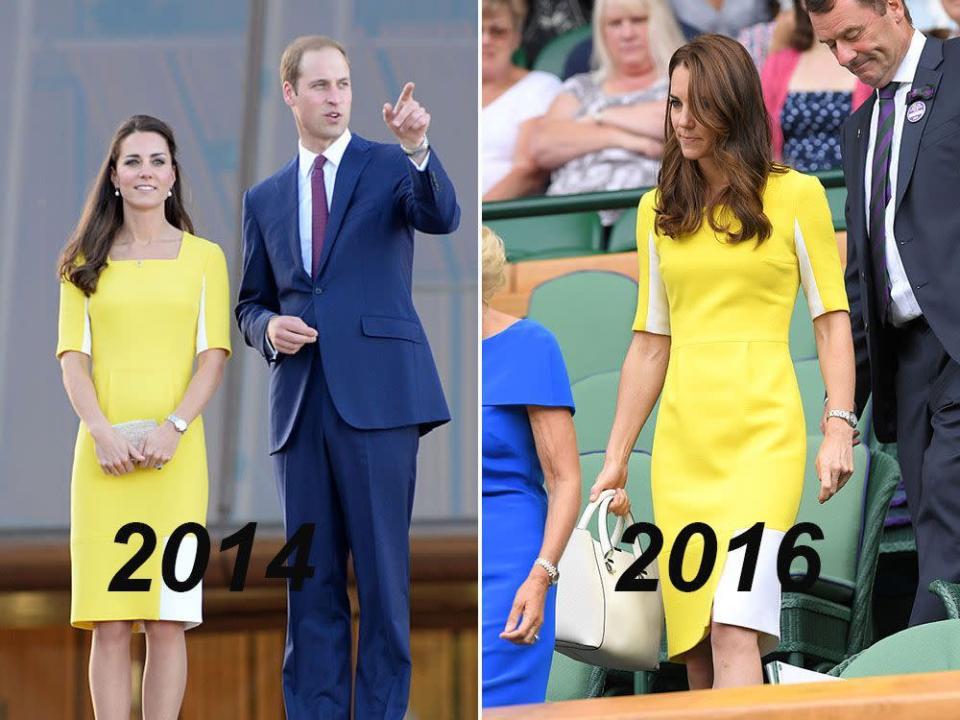 Les tenues préférées de la duchesse de Cambridge qu'elle n'a pas hésité à ressortir en 2016