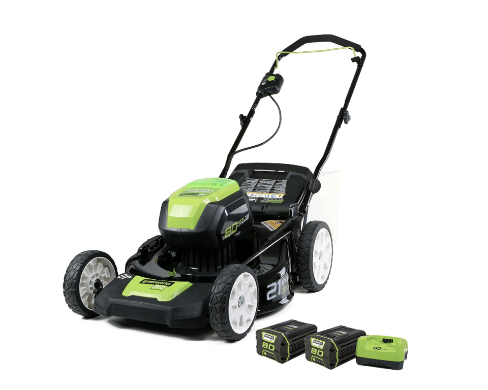13. Greenworks Pro 80 V 21” Brushless Lawn Mower