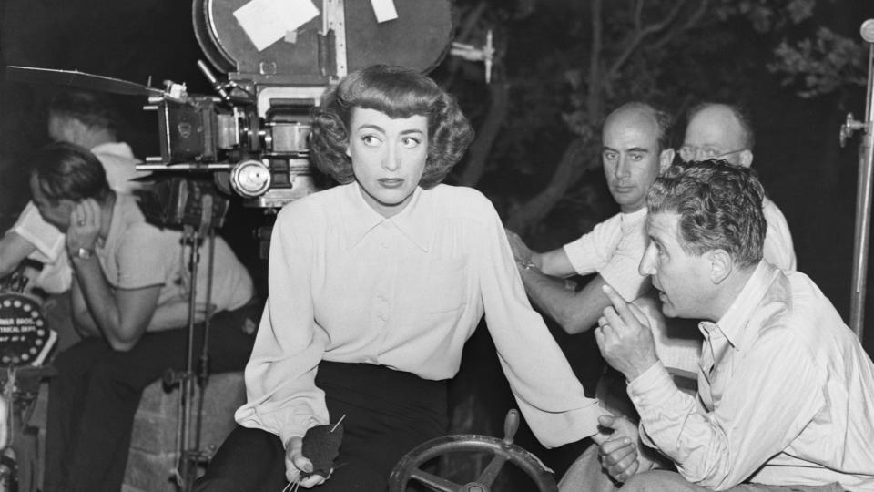 Joan Crawford Listens To Director