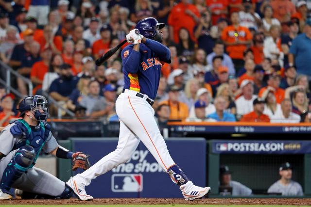 Alvarez homers again, Astros top Mariners 4-2, lead ALDS 2-0