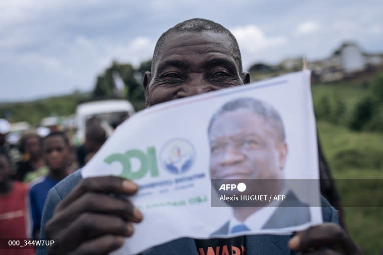 民主剛果諾獎得主選總統造勢  穆克維格誓終結戰亂