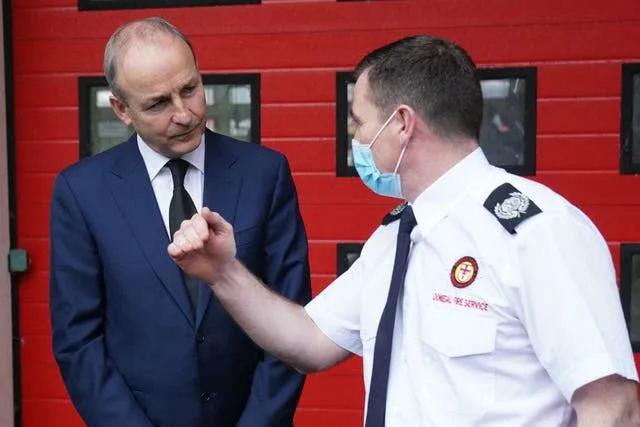 Explosion at Donegal service station