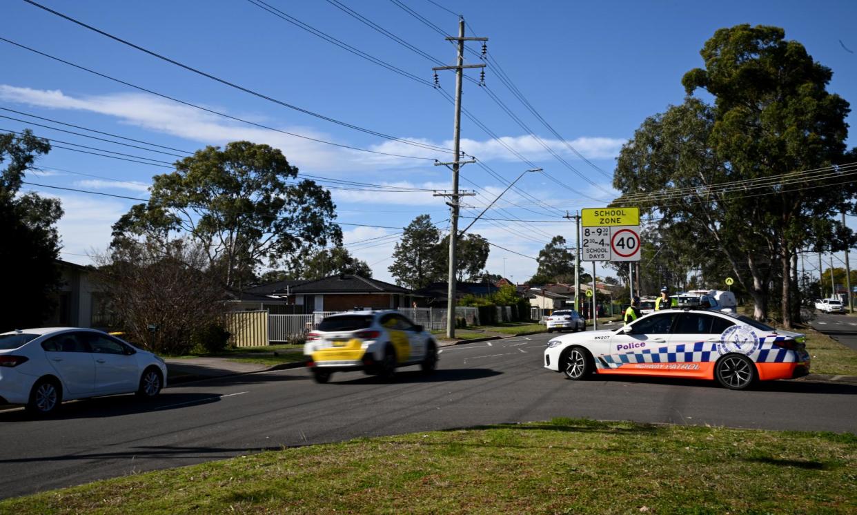 <span>A 27-year-old man was killed in an alleged road rage incident in Sydney’s west, and police are looking for the driver of a ute.</span><span>Photograph: Bianca de Marchi/AAP</span>