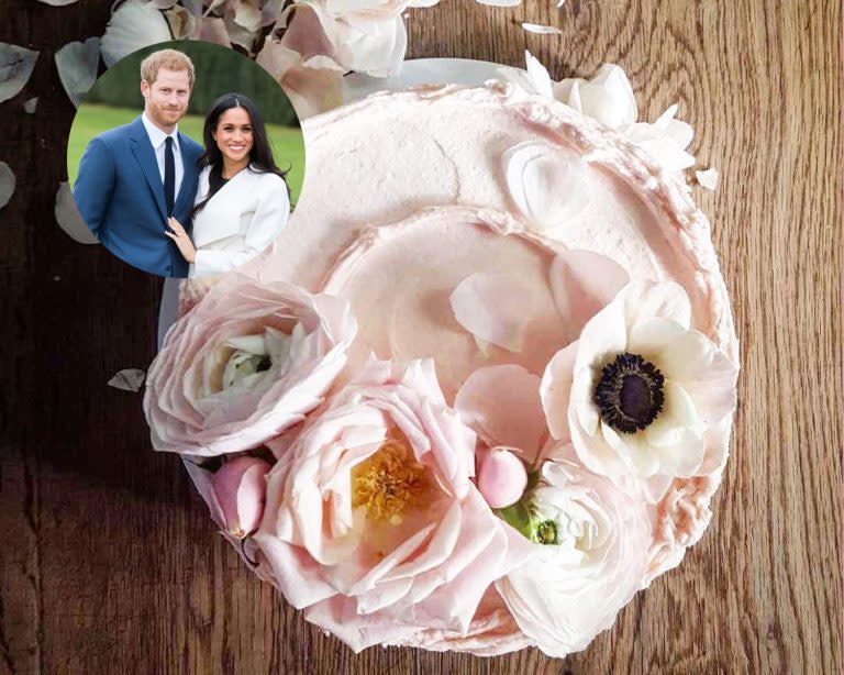 Prince Harry Meghan Markle wedding cake baker bakery photos