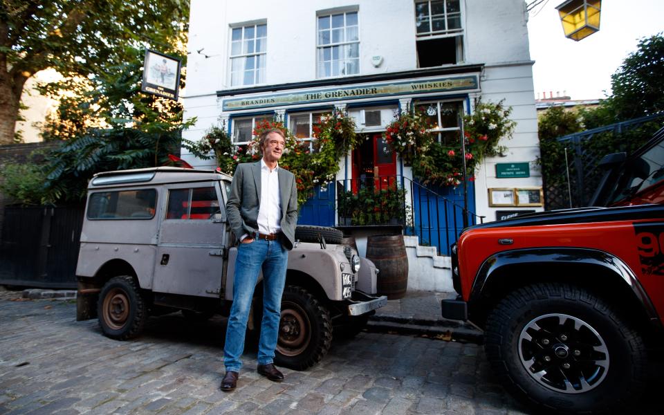 Sir Jim Ratcliffe revealed plans for the car at a pub called The Grenadier, where he first came up with the idea