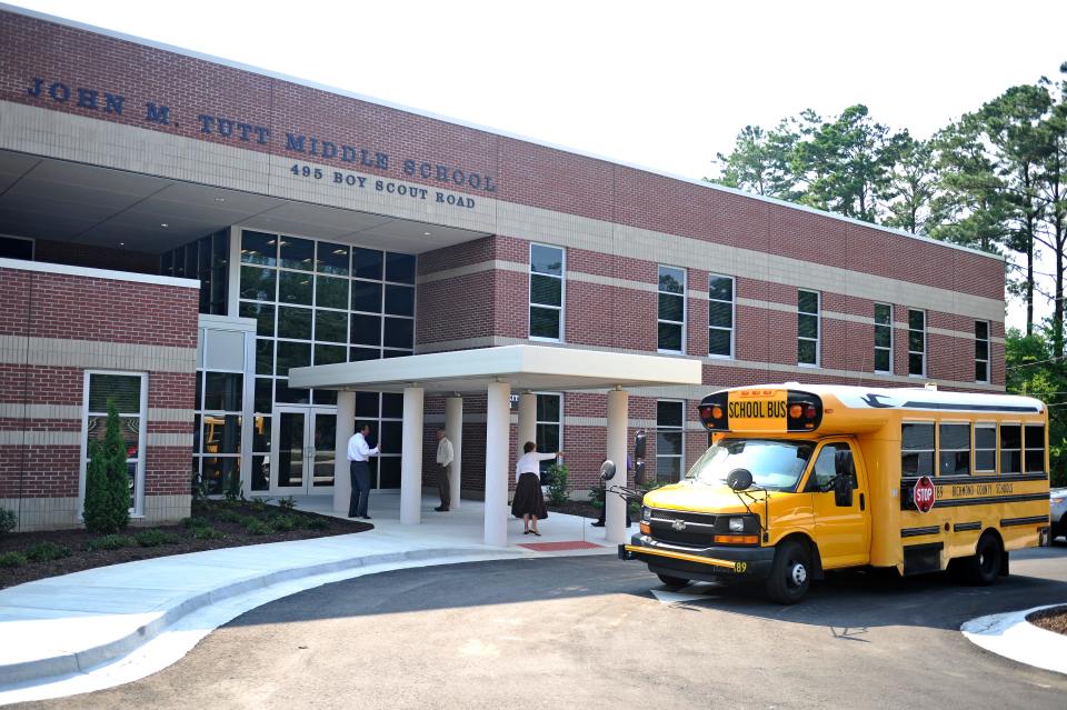 FILE - Under the Richmond County School System's Facilities Masters Plan, Tutt Middle School would be closed in the next school year. A community input meeting is slated for Tutt at 6 p.m. March 6.