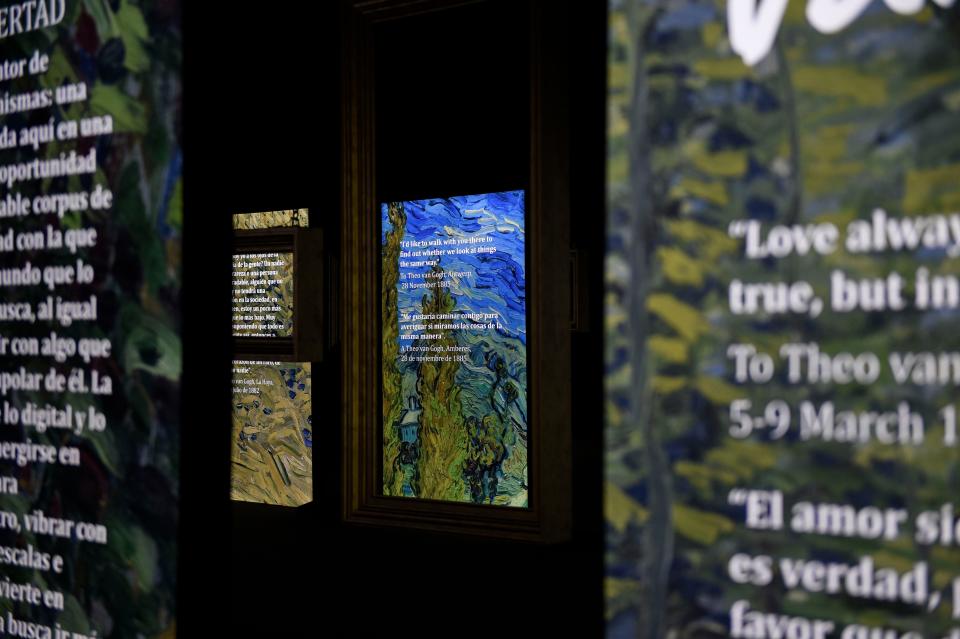 Beyond Van Gogh: The Immersive Experience, presented by Paquin Entertainment Group, allows visitors to step into projections of Vincent Van Gogh's works and learn about the artist through music and history.