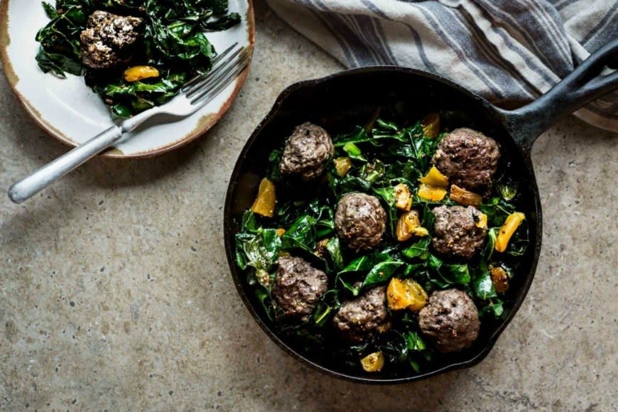 Farm Stand Meatballs from Dishing Up the Dirt