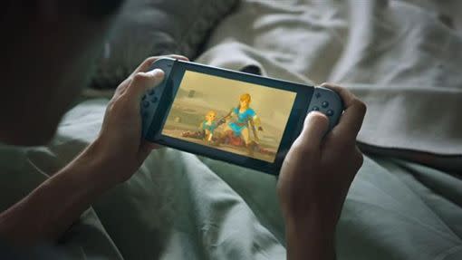 任天堂Nintendo Switch。（圖／翻攝超級盃影片）