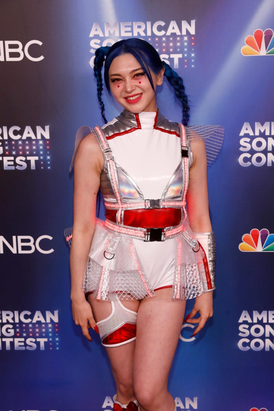 Rising K-Pop star AleXa, who grew up in Jenks, poses for a photo before the live semifinals of the NBC show "American Song Contest," where she is representing Oklahoma. She will compete on the finals May 9 on NBC.