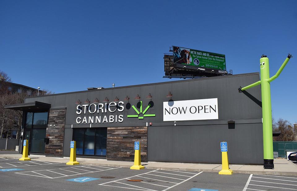 Stories Cannabis is now open at 160 Hartwell St. in Fall River, seen on Thursday, March 14, 2024.