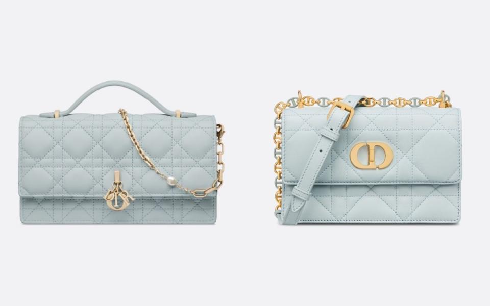 Miss Dior迷你手袋NT.88,000(左)＼Miss Caro迷你手袋NT.100,000(右) Photo Via:Dior