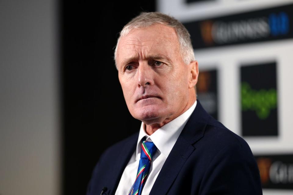 Italy head coach Kieran Crowley was previously in charge of Canada (PA Wire)