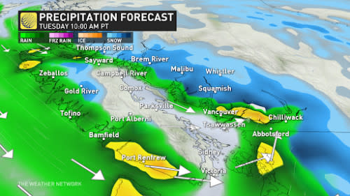 Precip Forecast Tuesday