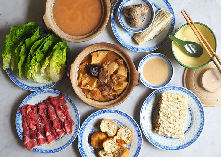 When the cool rainy weather strikes, it's good to indulge in mutton hot pot at home – Pictures by Lee Khang Yi