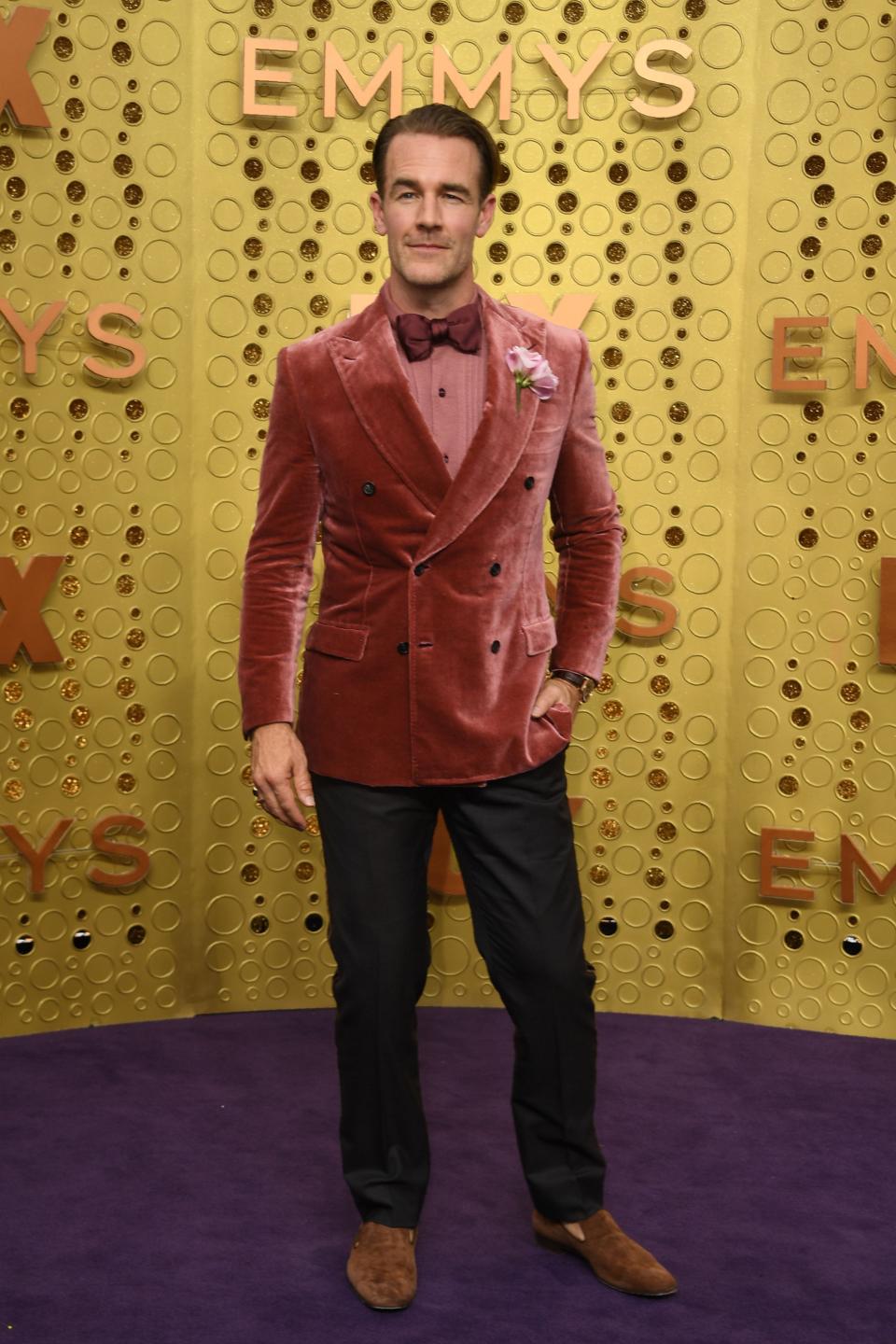 James Van Der Beek at the 2019 Emmys.