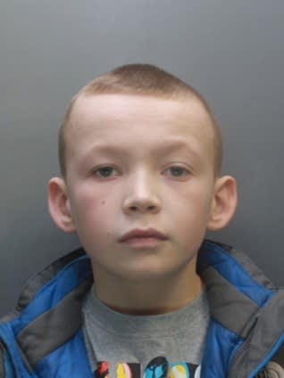 Alfie Hodgin, pictured in 2014 aged 10 after being handed an anti-social behaviour order. (Reach)