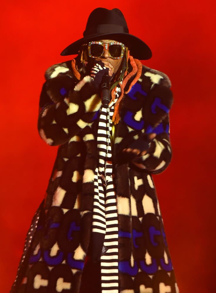 Lil Wayne Performs at College Football Playoff Halftime Show and Fans Couldn't Tell It Was Him