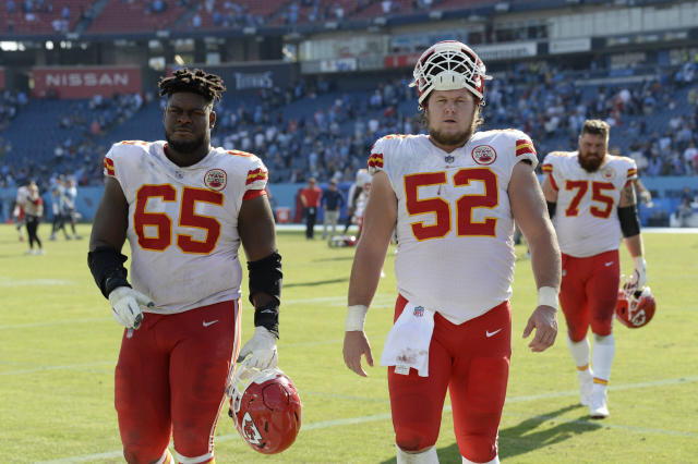 Chiefs' Creed Humphrey, Trey Smith help kick off Kansas City BBQ