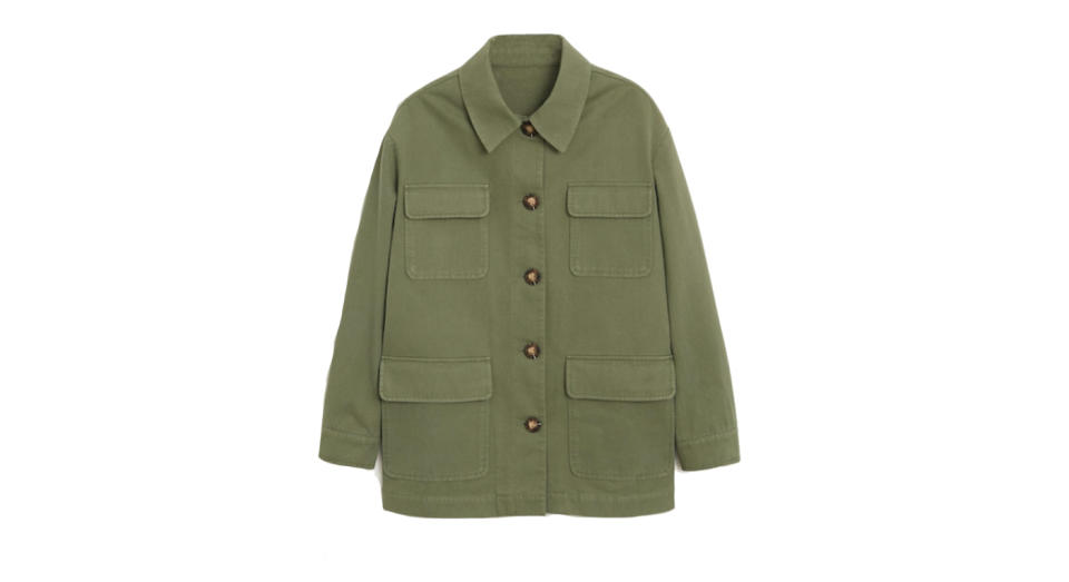 Multi-pocket cotton jacket