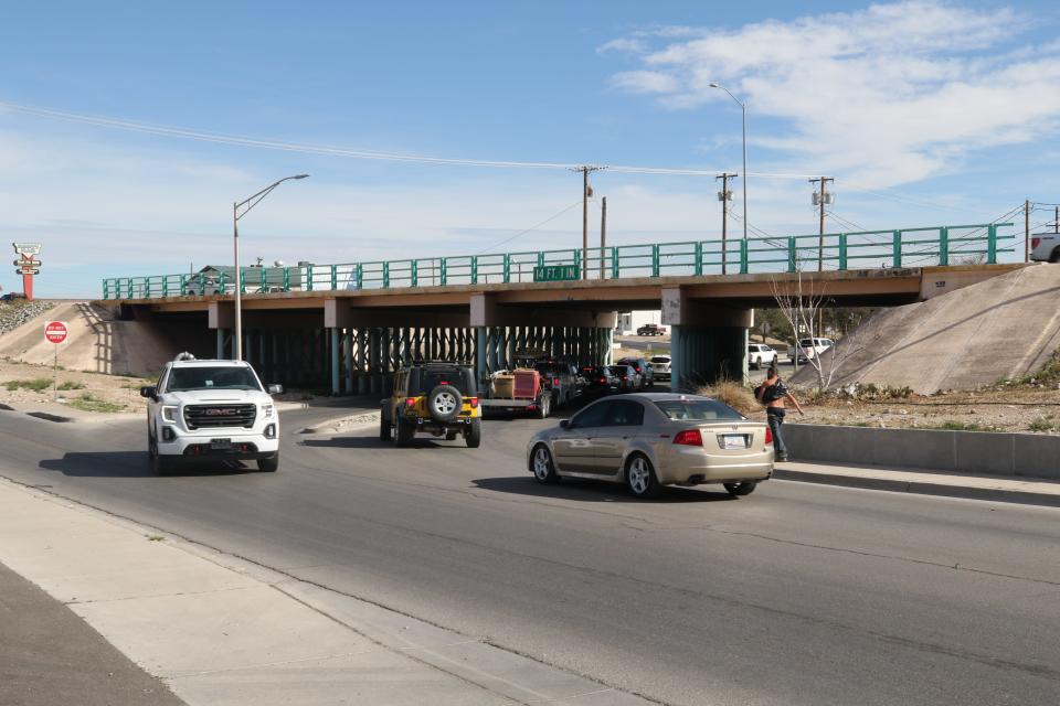 A bridge cross San Jose Boulevard in the 1300 block of South Canal Street is reopened after being closed due to a fire, Feb. 26, 2024 in Carlsbad.