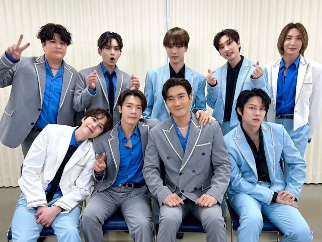 有希澈，身體微恙的藝聲也抱病上台！Super Junior日本見面會聚齊9人