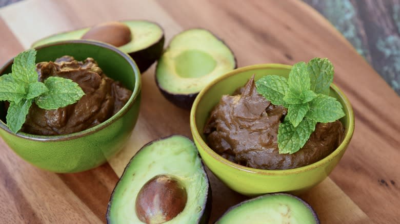 Avocado chocolate mousse