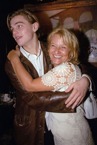 Richard Corkery/NY Daily News Archive via Getty Images Leonardo DiCaprio and his mom