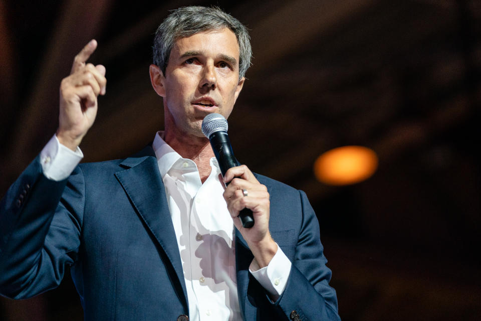 Beto O'Rourke speaks at the 25th Essence Festival at Ernest N. Morial Convention Center on July 06, 2019 in New Orleans, Louisiana. | Josh Brasted—FilmMagic