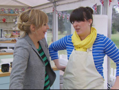 <p>Whether you're safe from elimination or it's your last time on camera, every contestant is <a href="https://www.bbcgoodfood.com/content/backstage-bake-0" rel="nofollow noopener" target="_blank" data-ylk="slk:interviewed by producers;elm:context_link;itc:0;sec:content-canvas" class="link ">interviewed by producers</a> after a challenge ends. "You're being interviewed about eight times a day, just so they've got every type of answer and every type of question has been asked," contestant Francis Quinn told <a href="https://www.cosmopolitan.com/uk/entertainment/a46380/great-british-bake-off-tent-things-you-didnt-know/" rel="nofollow noopener" target="_blank" data-ylk="slk:Cosmopolitan UK;elm:context_link;itc:0;sec:content-canvas" class="link "><em>Cosmopolitan UK</em></a>.</p>