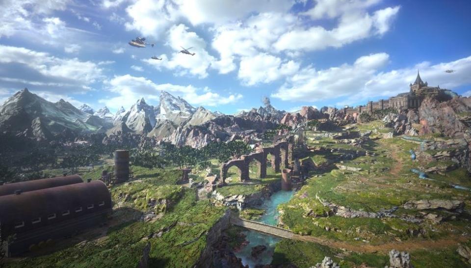 Final Fantasy VII Rebirth tendrá un mapa hermoso que ofrecerá libertad