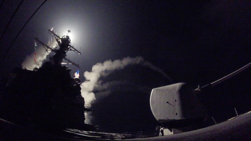 U.S. attacks Syrian air base