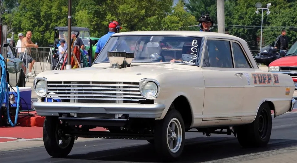Unleashing the Beast: World’s Nastiest 1964 Chevy Nova Dominates the Quarter-Mile, Leaving Hellcats in the Dust