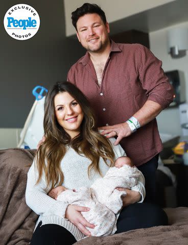 <p>Courtesy of Ian Flanigan and Kelsey Charles</p> Ian Flanigan and Kelsey Charles welcome twins