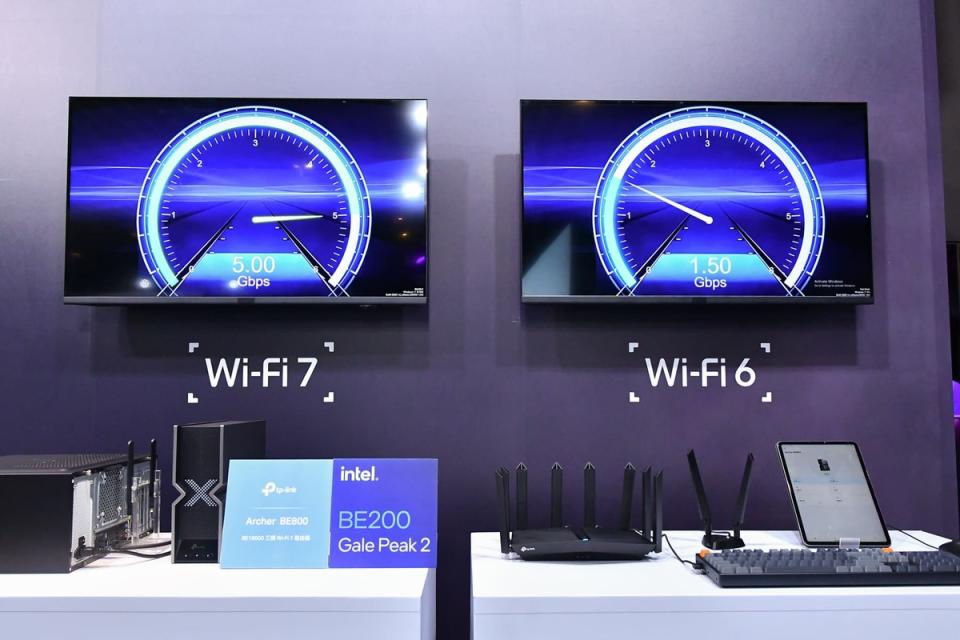 英特爾與TP-Link合作，透過雙方頂尖的Wi-Fi 7產品，完整發揮 Wi-Fi 7的性能，實測出比Wi-Fi 6快4倍的速度   圖：TP-Link/提供