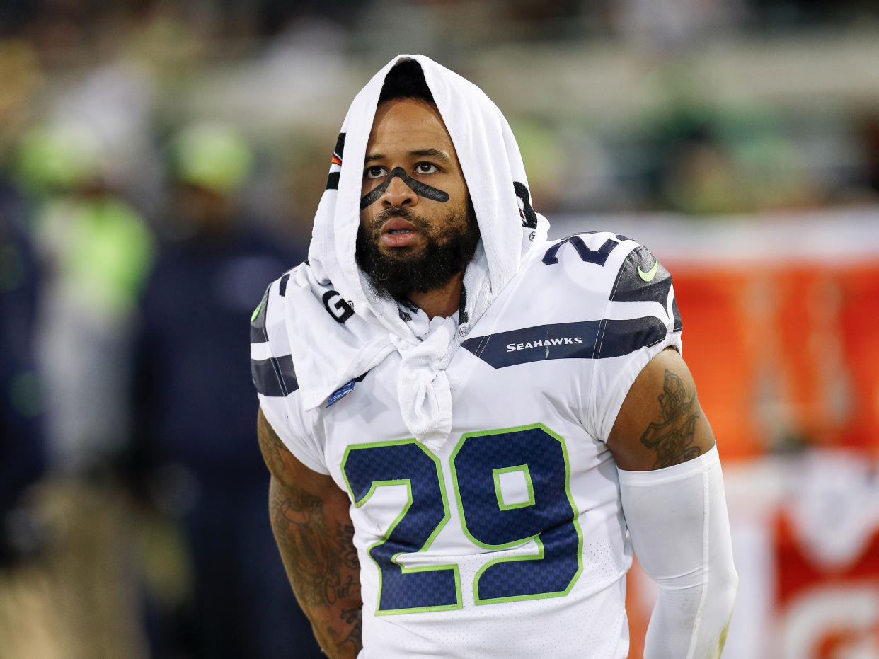 Earl Thomas with the Seahawks.