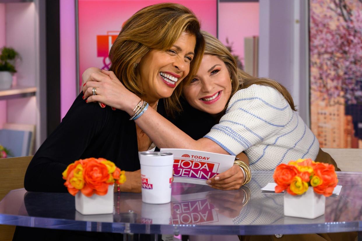 Hoda Kotb and Jenna Bush Hager on Wednesday June 8, 2022