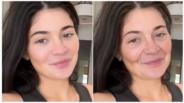 Kylie Jenners Use Of Tiktoks Viral Aging Filter Sparks Negative Reactions 8097