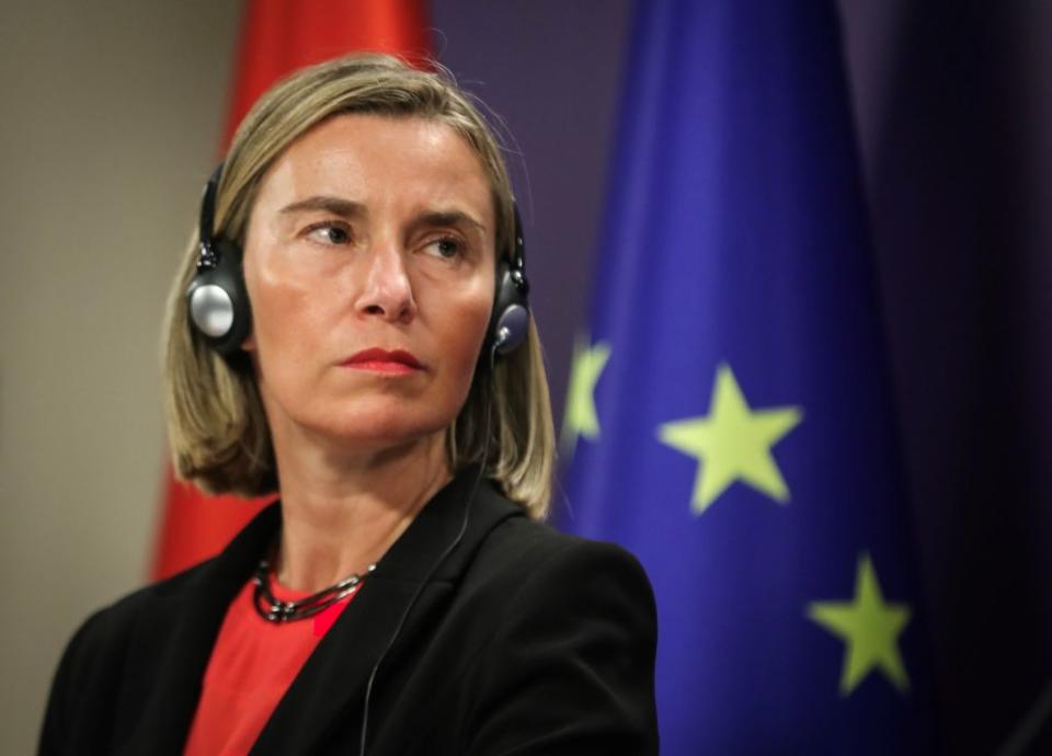 <p>Federica Mogherini è l’Alta rappresentante dell’Unione Europea per gli affari esteri e la politica di sicurezza: unica italiana nella lista delle top 100 di Forbes (foto: Getty Images) </p>