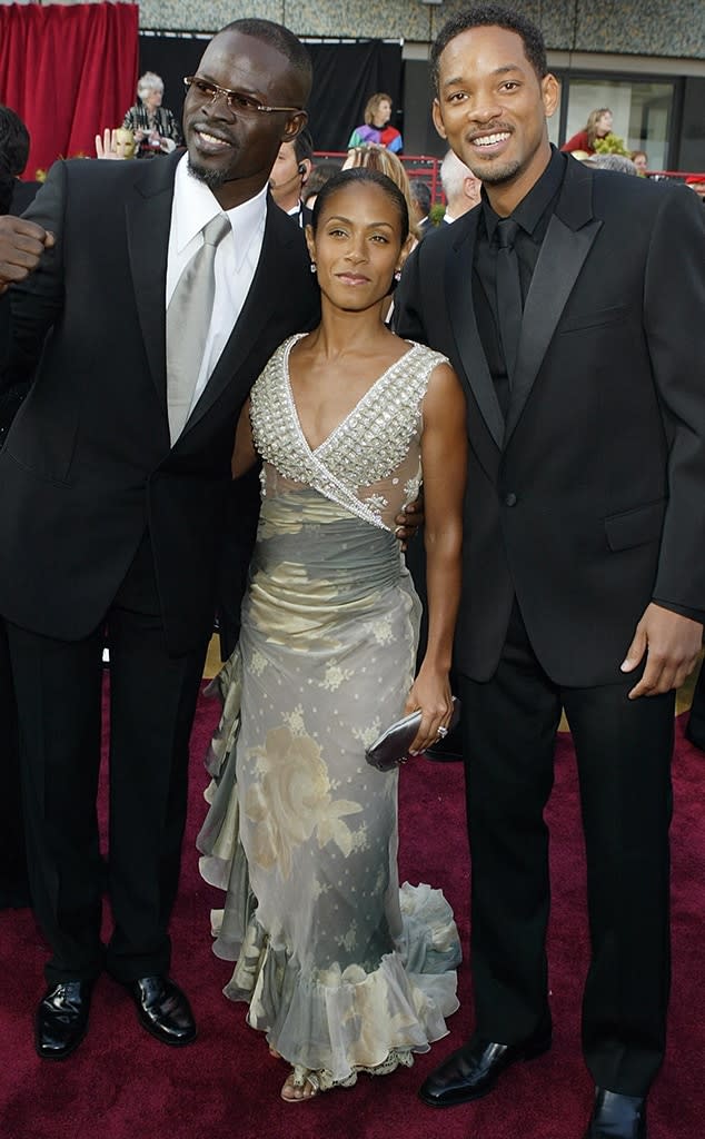 <p>Djimon Hounsou, Jada Pinkett Smith & Will Smith</p>