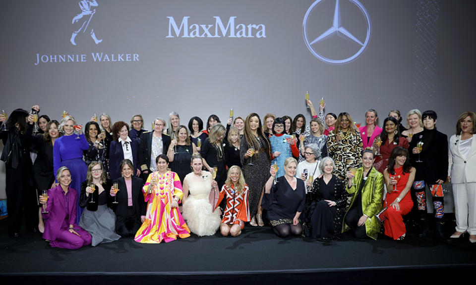 Nominees onstage during the 16th Annual WIF Oscar® Party Presented By Johnnie Walker, Max Mara, And Mercedes-Benz on March 10, 2023 in Los Angeles, California.